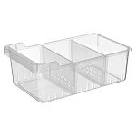 Контейнер для хранения с разделителями Cypress 8,2л, 225х380х140мм, Бесцветный (упаковка 15 шт.)