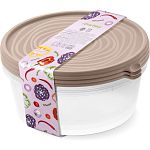 Контейнер Сальваре набор 3 шт 1,7л Мокко С239МОКК (упаковка 12 шт.)