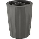 Стакан для зубных щеток Keeplex Rock'n'Roll антрацит (упаковка 24 шт.)