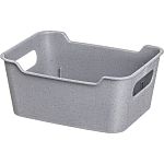 Корзинка универсальная Mango 1.5л. 190х140х80мм Гранит серый (упаковка 20 шт.)