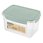 КОНТЕЙНЕР ДЛЯ ПРОДУКТОВ LOCK&OK 1,5Л (Зеленый флэк) (упаковка 18 шт.)