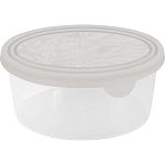 Контейнер для продуктов HELSINKI Artichoke 0,5 л круглый пепельный жемчуг (упаковка 28 шт.)