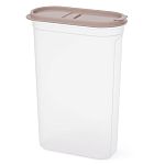 Емкость для сыпучих продуктов Космо 2,7л, с клапаном, Какао (упаковка 8 шт.)