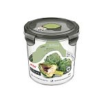 КОНТЕЙНЕР ДЛЯ ПРОДУКТОВ ГЕРМЕТИЧНЫЙ С КЛАПАНОМ BRILLIANT КРУГЛЫЙ 1,15Л (Черный) (упаковка