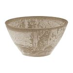 Кашпо МИКРИТ овальное 1,4л бежевый слайн (упаковка 16 шт.)