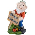 Фигурка садовая Гном с табличкой H-52см
