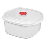 Емкость для СВЧ Bergamo 1,6л с клапаном Белый (упаковка 16 шт.)