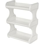 Полка навесная Keeplex Ajur трехсекционная 32,4х17х41,8см белое облако (упаковка 27 шт.)