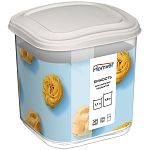 Емкость для сыпучих продуктов Бергамо 1,1л (светло-бежевый)