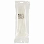 Хомут-стяжка нейлон, 100шт, 250х3,6мм, белый (упаковка 25 шт.)