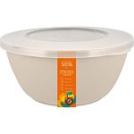 Набор мисок для смешивания Sugar&Spice Корица с крышкой 1,5л + 2,6л + 4,1л латте