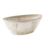 Кашпо МИКРИТ овальное 3,4л бежевый слайн (упаковка 10 шт.)