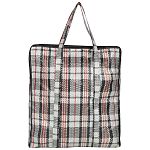 Сумка на молнии Клетка, 40*35*15 см, полипропилен (упаковка 12 шт.)