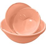 Набор мисок HELSINKI 3 шт (3л, 2л, 1л) персиковая карамель (упаковка 11 шт.)