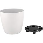 Горшок с дренажной вставкой InGreen Vienna D250мм, 9л, круглый, белоснежный жасмин (упаковка 10 шт.)