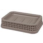 Мыльница OSLO шоколадный мокко (упаковка 24 шт.)