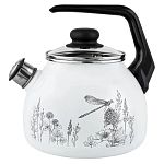 Чайник эмал 3,0л со свистком Флора-2 / Flora-2 ТМ Appetite, 4с209я