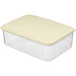 Контейнер для продуктов Modena прямоугольный 1,0л с гибкой крышкой (светло-бежевый) (упаковка 12 шт.