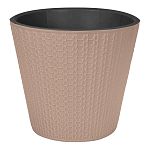 Горшок для цветов Velvet D160 мм, 1,6л (бежевый) (упаковка 16 шт.)
