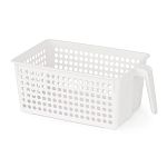 Корзина для хранения с ручкой, Белый (упаковка 12 шт.)
