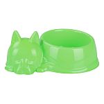 Миска для кошек Барсик 0,5л (зелёный)