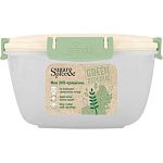 Контейнер для продуктов Green Republic герметичный 0,7л квадратный, лён (упаковка 21 шт.)