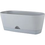 Горшок овальный InGreen Amsterdam для суккулентов, 25 см Утренний туман (упаковка 6 шт.)