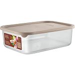 Контейнер для продуктов Sugar&Spice Vanilla прямоугольный 1л с гибкой крышкой латте (упаковка 15 шт.