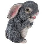 Фигурка садовая Зайка серый H-16см