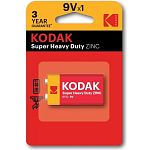 Kodak  Элементы питания  Heavy Duty  6F22-1BL  , (10/50)