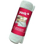 Салфетка для пола хлопковая бирюзовая в рулоне YORK 220г/м2 (60х75 см) (упаковка 30 шт.)