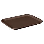 Поднос Verona прямоугольный 470х355х25 мм (темно-коричневый) (упаковка 20 шт.)