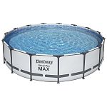 Бассейн каркасный круглый 457*107 см, 14970 л, Steel Pro Max 56488 (комплект) Bestway