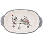 Блюдо для слоеных салатов коллекция совята 28,7*17*5 см