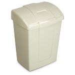 Контейнер для мусора Форте 19л Слоновая кость С342СЛК (упаковка 6 шт.)