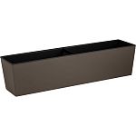 Ящик балконный InGreen London Cube 60 см c дренажной вставкой французский платан