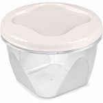 Банка с завинчивающейся крышкой Тондо 0,45л Кремовая С284КРЕМ (упаковка 24 шт.)