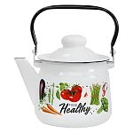 Чайник эмал 1,5л без свистка Овощи / Veggies TM Appetite, 01-2708/4М