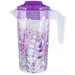 Кувшин с крышкой  Lavender 1,2л фиолетовый (упаковка 8 шт.)