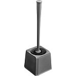 КОМПЛЕКТ WC ЁРШИК ДЛЯ ТУАЛЕТА С ПОДСТАВКОЙ Scandi Pro С АНТИСКОЛЬЗЯЩИМ ОСНОВАНИЕМ (Серый) (упаковка