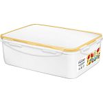 Контейнер для продуктов Модена прямоугольный 0,5л с защелками (белый)