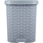 Контейнер педальный для мусора Артлайн (без вкладыша) 12л (серый) (упаковка 3 шт.)