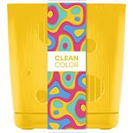 Горшок для цветов InGreen Clean Color 0,5л, cosmic yellow