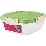 Контейнер для продуктов Sugar&Spice Barberry герметичный 0,7л квадратный фисташка (упаковка 21 шт.)