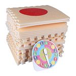 Набор ковриков для игры в Твистер (24шт.)  (уп.1)