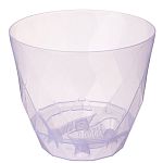 Горшок для орхидей Laurel D145мм, 1,3л с поддоном (сиреневый транспарент) (упаковка 20 шт.)