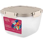 Контейнер для продуктов Sugar&Spice Barberry герметичный 1,35л квадратный латте (упаковка 18 шт.)