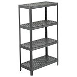 Полка АРМАДА (4 секции) Графитовый (упаковка 3 шт.)