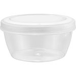 Банка с завинчивающейся крышкой Plast Team HELSINKI 0,4 л натуральный (упаковка 24 шт.)