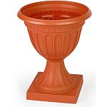 Вазон Олимпия 18л (на высокой ножке)(коричневый) (упаковка 4 шт.)